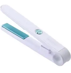 USB給電式 モバイルミニストレートアイロン ブルーKHS-8540/A