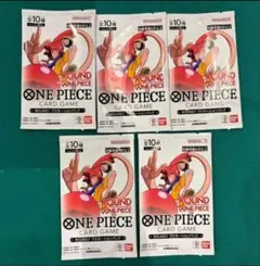 ワンピース　プロモーションパック　ラウンドワン　5パック　硬質ケース+プチプチ ワンピース プロモーションパック ラウンドワン 5パック 硬質ケース+
