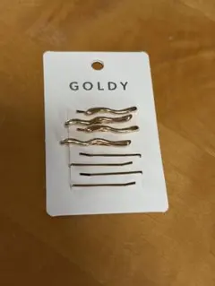 GOLDY ヘアピン セット ゴールドカラーのサムネイル