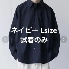 キャスパージョン ハードワーカーズシャツ ネイビーLサイズ