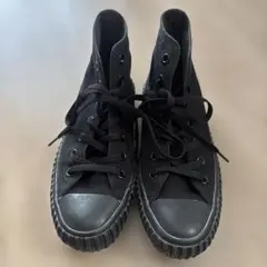 Converse ブラック ハイカット スニーカー
