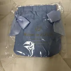 メゾンドフルール ダブルリボンギャザートートバッグキーホルダー ガチャ ブルー