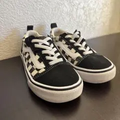 VANS キッズ チェッカーフラッグ スニーカー18センチ