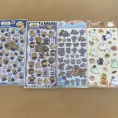 ミニオンズ エンジェルブルー ハロウィン ステッカー 4枚セット