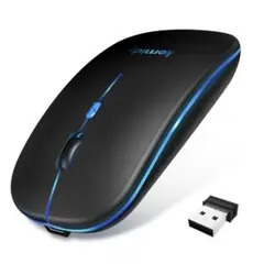 ワイヤレス マウス Bluetooth5.3 充電式 Type-C 静音 高感度