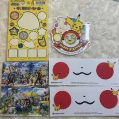 ポケモン ポケモンGO 5周年　キャラクターシール バースデーセット