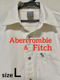 Abercrombie ＆ Fitch アバクロ長袖シャツＬ　used