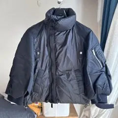 sacai DSM別注 ナイロンタフタ×ナイロンツイルパファーブルゾンのサムネイル