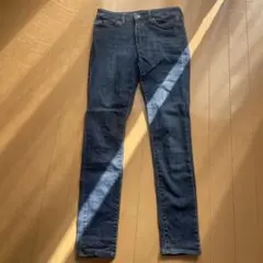 スキニーデニム ダークブルー レディース　ユニクロ　UNIQLO