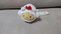 えびふらいのしっぽ（ホワイトタイガー）　てのりぬいぐるみ　すみっコぐらし