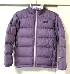 パタゴニア キッズ ダウンジャケット パープル M