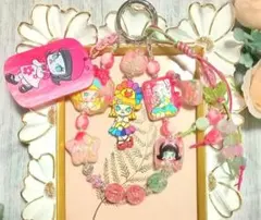 カラフル 携帯ストラップ ハンドメイド