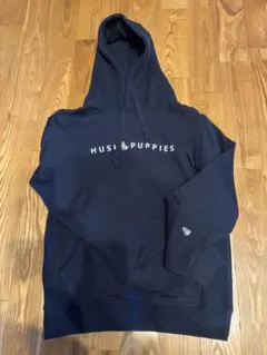 Hush Puppies パーカー ネイビー M レディース