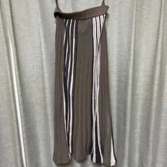 【JIRO】　ジャイロ　ロングスカート　ストライプ　大人綺麗