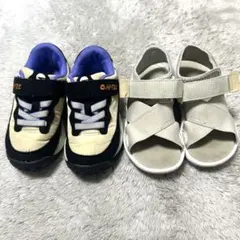 ハイテック　サンダル、スニーカーセット　18cm