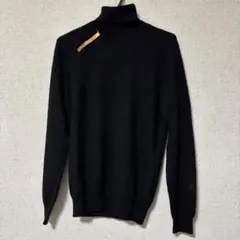 カシミヤ100% UNIQLO タートルネック 黒