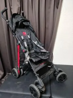 Jeep バギー　B型ベビーカー　ブラック×レッドのサムネイル