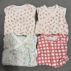 UNIQLO ロンパース　4点セット　60 70