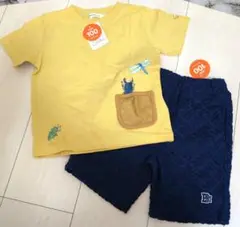 タグ付新品 上下セット BEAMS mini 100cm Tシャツ/ハーフパンツ