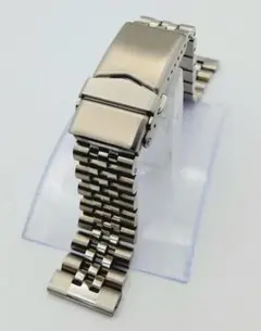 【高品質】無垢ステンレス ジュビリーブレス メタルベルト 18mm〜22mm