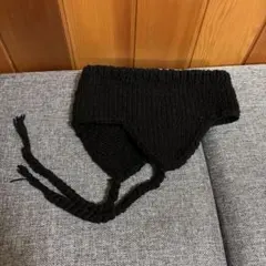 Number (N)ine ナンバーナイン　バルーンニットキャップ　黒 NUMBER (N)INE - NUMBERNINE バルーンニットキャップの通販 by