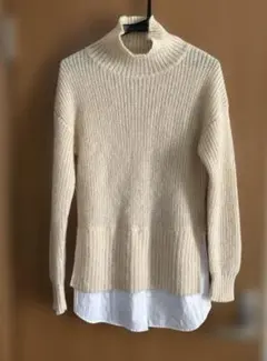 BORNY 編重ね着風ニット