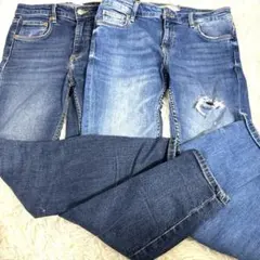 ZARA ザラ デニム ジーンズ パンツ ダメージ Mサイズ まとめ売り セット