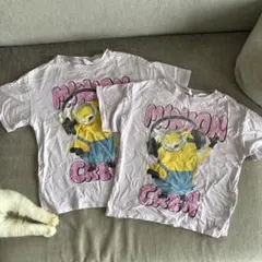 zara ミニオン Tシャツ 2枚セット 116&128