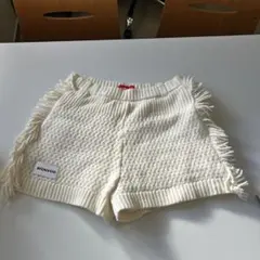 archivio フリンジ付きショートパンツ アイボリー36