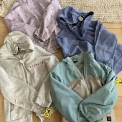 キッズ用フード付きジャケット4点セット