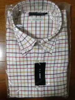 メンズシャツМサイズ　長袖シャツ　チェック
