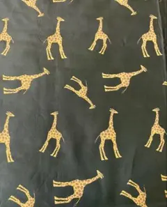 Basic PLUS➕キリン柄 ストレッチチノ カーキ140cm巾1メートル