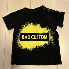 RAD CUSTOM Tシャツ ブラック イエロー