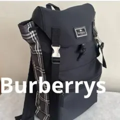 Burberrys レディース　リュック ブラック チェックのサムネイル