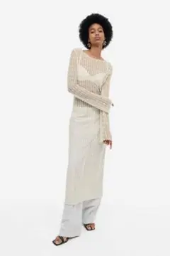H&M レースワンピース アイボリー