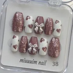 フレンチガーリー ネイルチップ