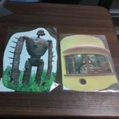 2001年三鷹の森ジブリ美術館ポストカード２枚セット