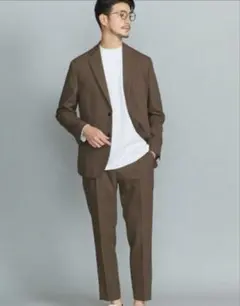 新品】UNIQLO C 感動ジャケット ダークブラウン L - メルカリ