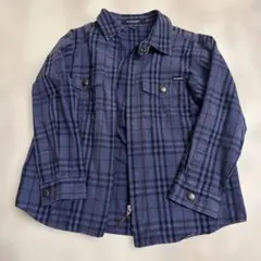 BURBERRY チェック柄 長袖シャツ 110A