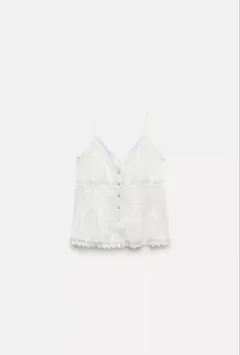 ZARA 刺繍入りトップス