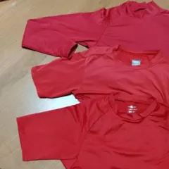 【USED】野球　アンダーシャツ　長袖140　半袖140＆150　合計3枚セット