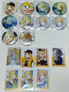 プロセカ グリッター缶バッジ グリ缶 鏡音リン クリフェス エピカ ウエハース