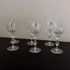 【廃盤・未使用】HOYA CRYSTAL ワイングラス 6客セット