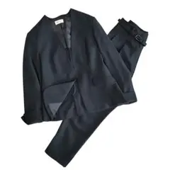 PLST プラステ ジャケット パンツ スーツ セットアップ ネイビー 洗えるのサムネイル