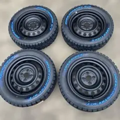◇新品ホワイトレター165/65R15+中古再塗装スチールセット ハスラーのサムネイル