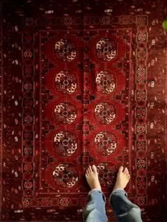 トライバルラグ ヴィンテージラグ アフガンラグ トルクメン プリミティブアート