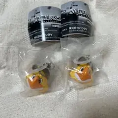 プロ野球マスコットめじるしアクセサリー　ハリーホーク2点セット