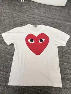 PLAY 赤いハート Tシャツ M