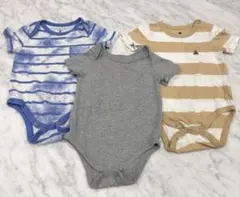 【ベビーギャップ】ロンパース 3枚セットのサムネイル