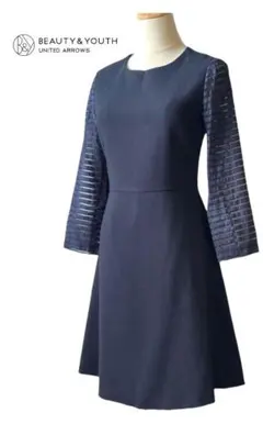 BEAUTY&YOUTH　ビューティアンドユース　きれいめ　ワンピース